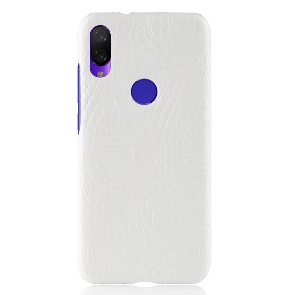SUBIN чехол для xiaomi mi redmi 7 redmi 7 Роскошный PU кожаный чехол для задней панели защитный чехол для xiaomi M1901F9T/E - Цвет: white