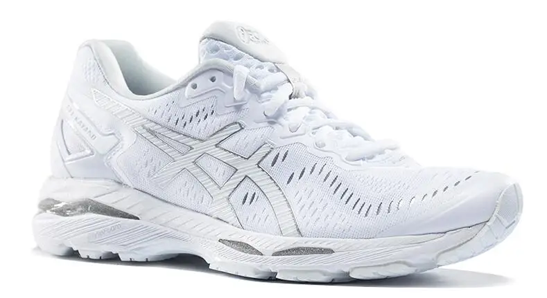 WHITE Новая горячая распродажа ASICS GEL-KAYANO 23 Мужская устойчивая обувь для бега спортивная обувь кроссовки - Цвет: WHITE