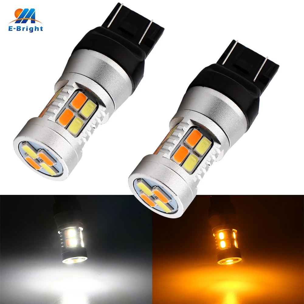 Светодиодный фонарь поворота автомобиля 2 шт. 7443 7444NA T20 5730 20 SMD s задний тормоз