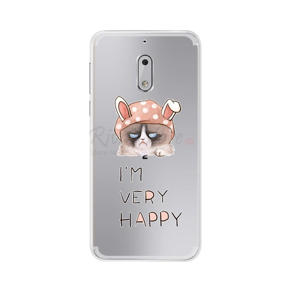 Чехол для Nokia 6, чехол, силиконовый чехол, Fundas для Nokia 6, чехол, TPU, мягкий, Coque, Capas, бампер, чехол для телефона Nokia 6 TA-1033 TA-1021 - Цвет: Красный