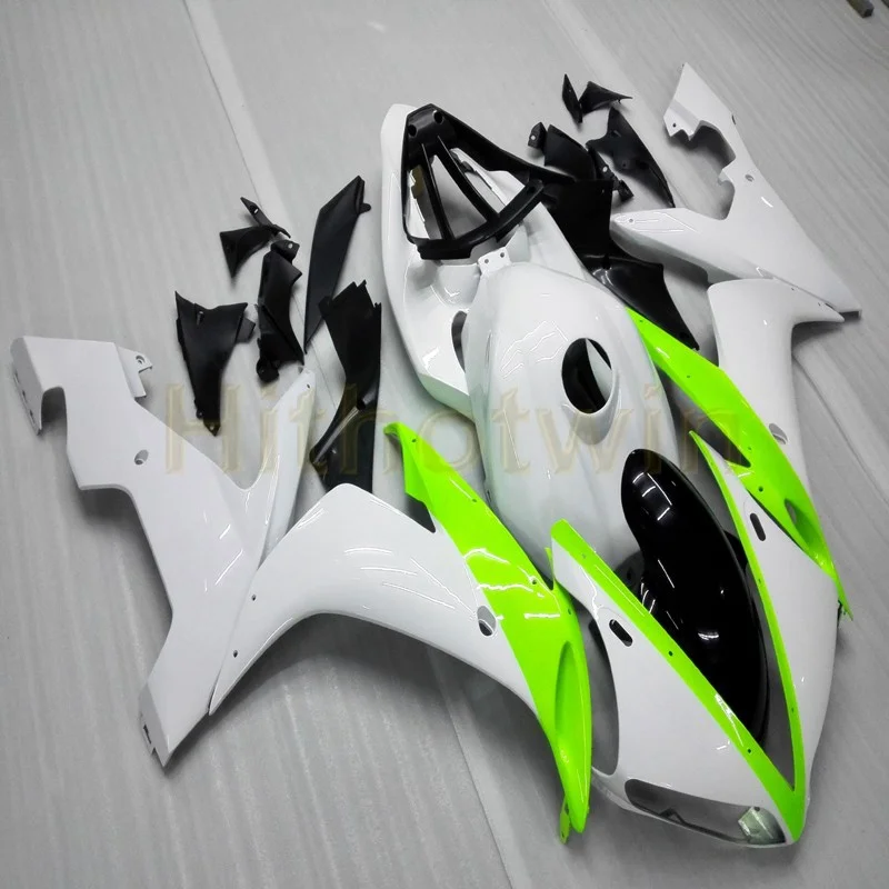 На заказ YZFR1 04 05 06 мотоцикл Артикул для yamaha YZF R1 2004 2005 2006+ Botls+ белый ABS Пластиковый обтекатель корпуса - Цвет: V