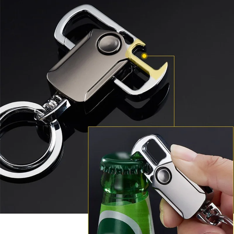 Горячий многофункциональный брелок открывалка для бутылок из алюминиевого