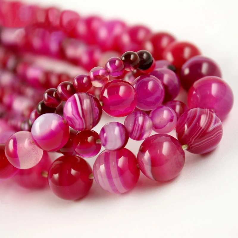 Розовый пурпурный Аква стрированный натуральный камень бусины Rondelle кошачий глаз