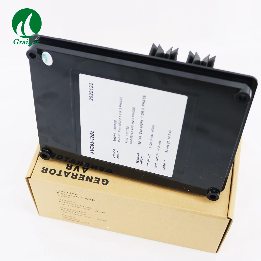 Новый AVR AVC63 12B2 автоматический регулятор напряжения 400 Гц|automatic voltage regulator|avr regulatoravr