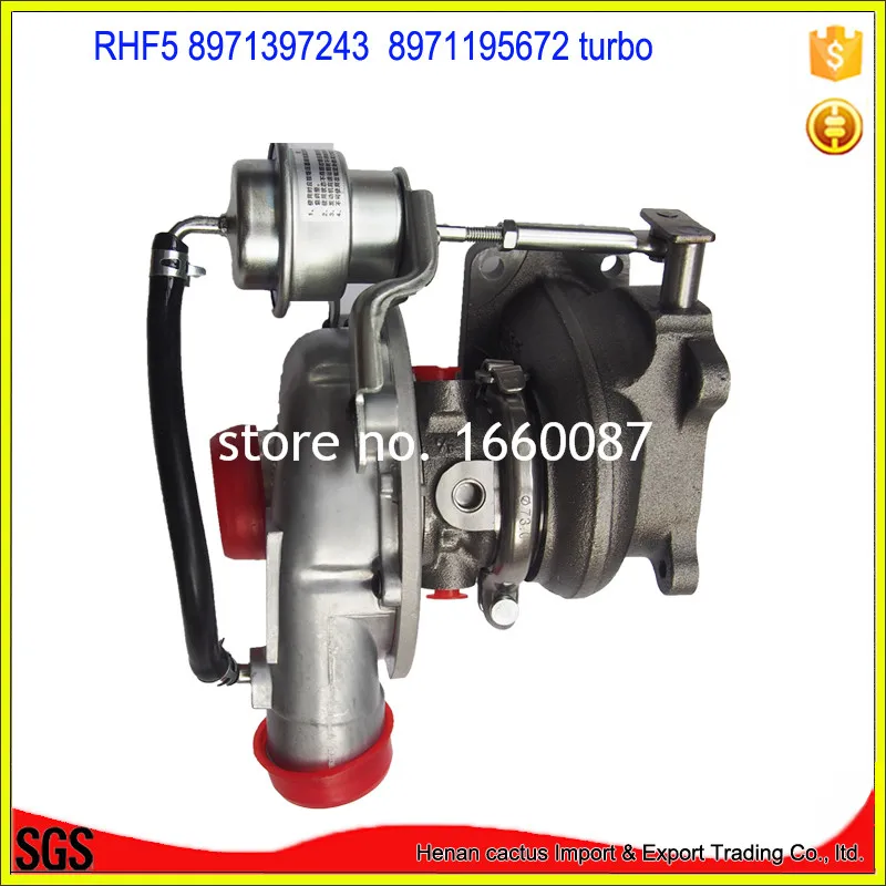 RHF5 электрический турбокомпрессор 8971195672 двигатель 4JB1T Ffor Issuzu Supercharger | Автомобили и