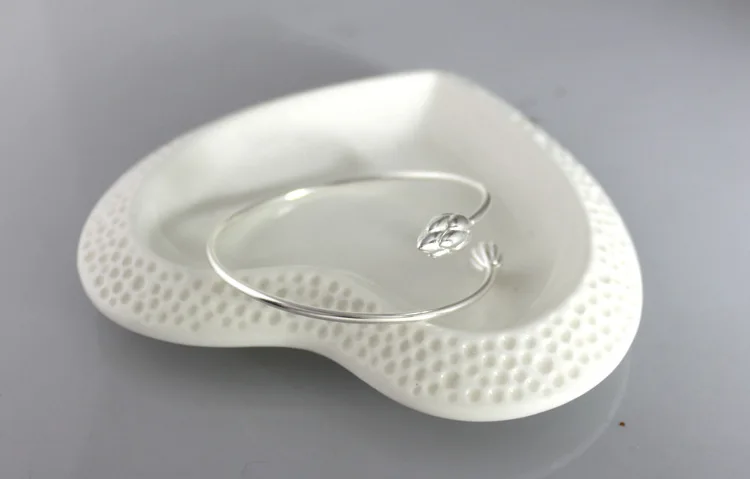 Серебряный браслет S925 пробы модный Лотос|sterling silver bracelet|925 sterling braceletsilver bracelet |