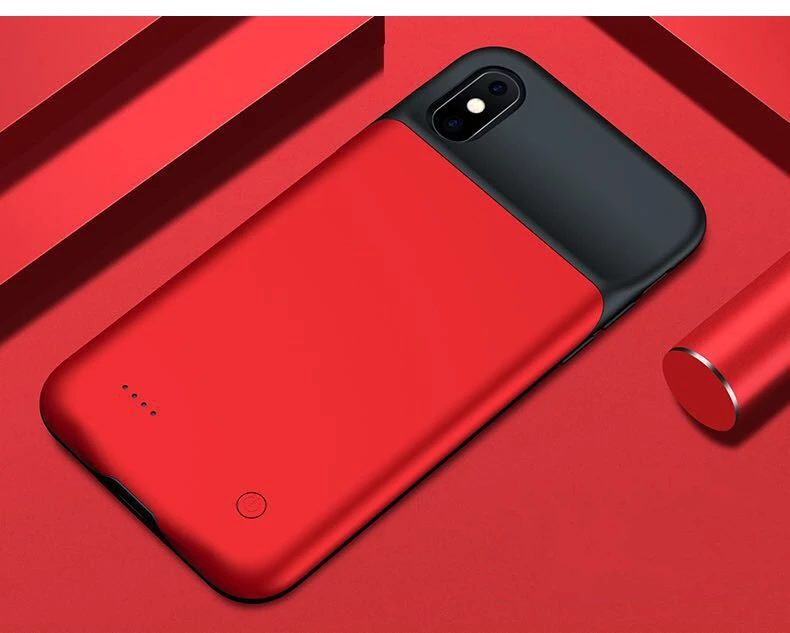 Чехол для аккумулятора для iPhone 6, 7, 8, 6s Plus, X, XS, Max, XR, чехол для зарядного устройства, Внешний чехол для зарядки