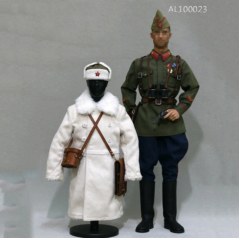 AL100023 1/6 шкала мужская одежда WW2 1942 красная армейская пехота Набор для 1" солидер человек фигурка тела