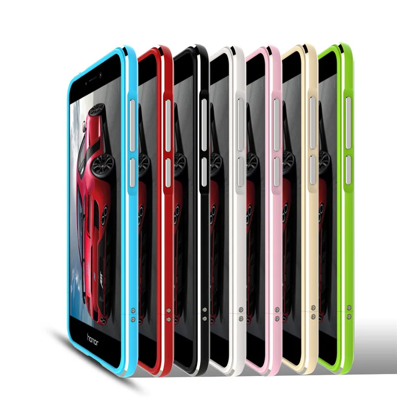 Huawei Nova CAN L11 Бампер Ультра тонкий металлический бампер рамка с винтами чехол для