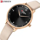 CURREN модный светильник, тонкие кварцевые часы для женщин, Топ бренд, повседневные часы, женские наручные часы с кожаным ремешком, Relogio Feminino, новинка