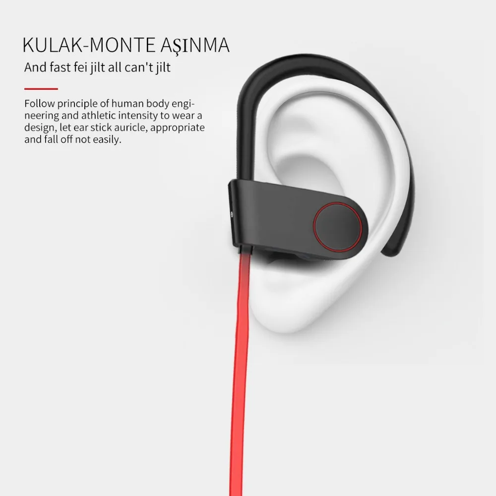 KOOYUTA портативные Bluetooth наушники складные беспроводные наушники стерео музыка с микрофоном Поддержка TF fm-радио для sony и крюк уха