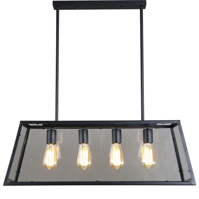 Скандинавская кантри винтажная железная стеклянная коробка для ресторана