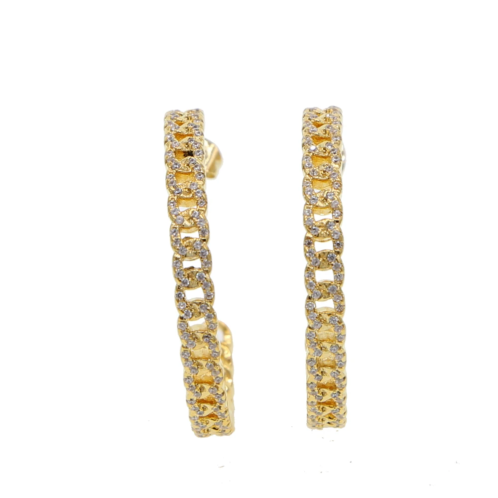 Женские Геометрические серьги hophop большие круглые геометрические с кубическим