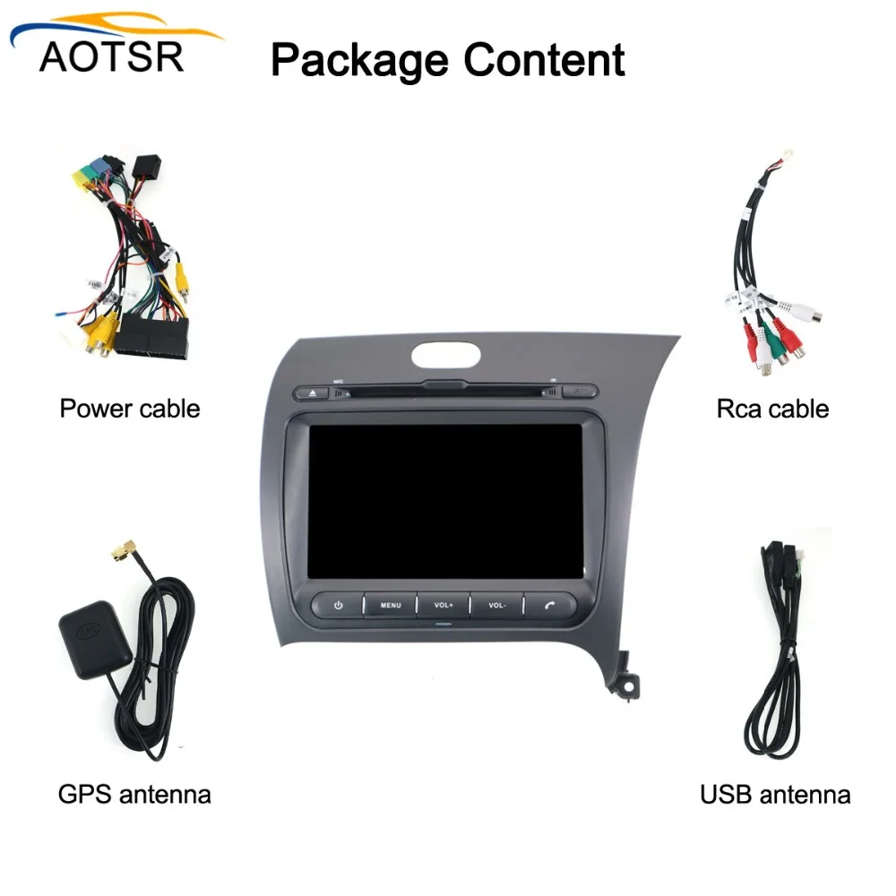 Автомобильный Радио мультимедийный плеер Android 8 0 автомобильный DVD для Kia CERATO K3 FORTE