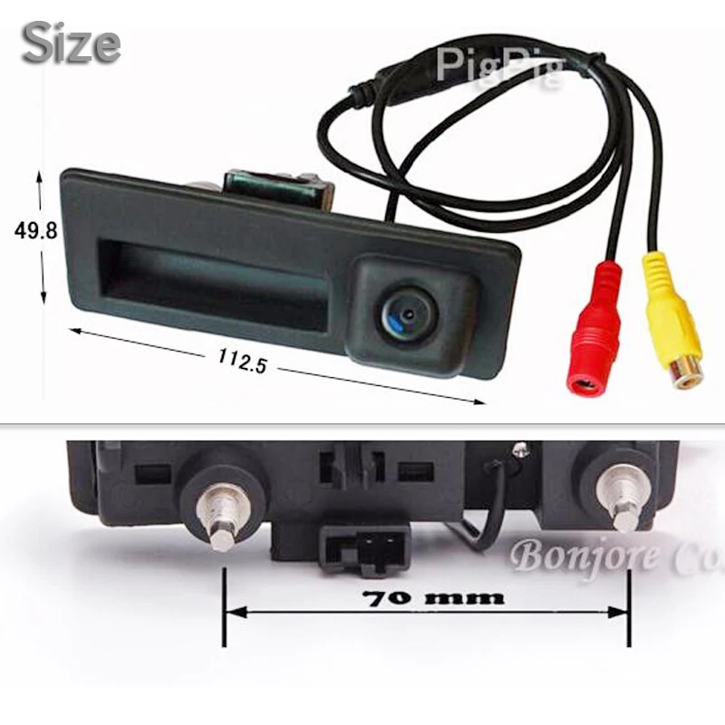 

Koorinwoo Dynamic trajectory HD Car Rear view Camera Handle for Audi/VW/Skoda/Passat/Tiguan/Golf/Touran/Toureg/Sharan/A4L/S5/Q3