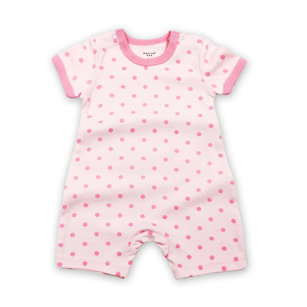 Новый летний комбинезон для маленьких девочек стиль животных короткий рукав