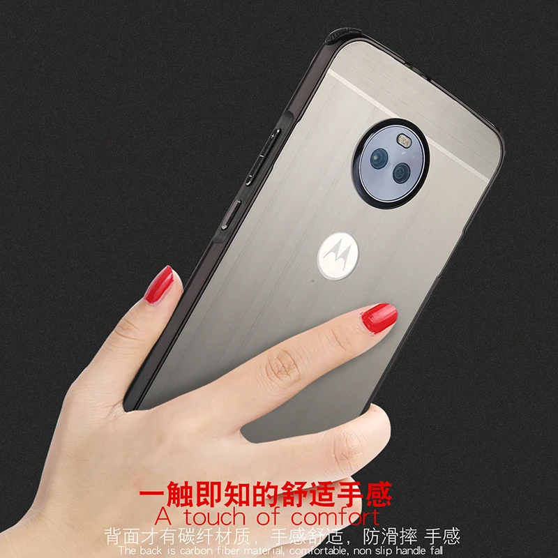 Роскошный Алюминиевый металлический+ PC чехол для Motorola Moto G6 Plus G6Play, жесткий зеркальный эффект, гибридная броня, задняя крышка для Moto G6 Play