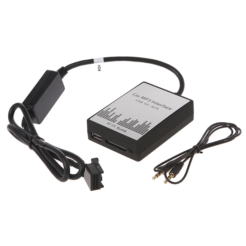 USB SD AUX Автомобильный MP3 музыкальный переходник для CD аудио - Цена: 2 938,61 руб.