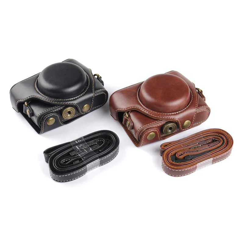 Чехол для камеры из искусственной кожи Sony RX100II RX100III RX100IV RX100V RX100 M3 M4 M5 M6 защитный