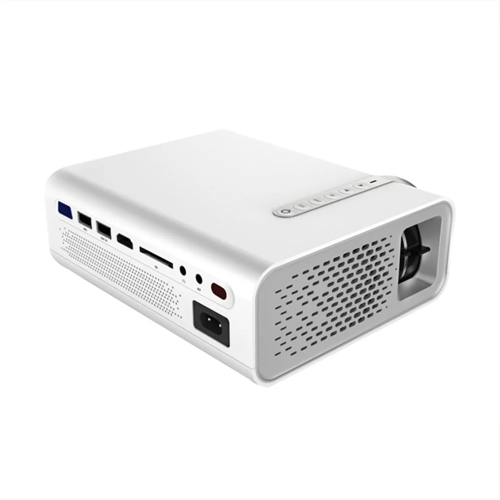 Hiperrelo1800 люмен 1080P YG620 портативный домашний светодиодный проектор USB кинотеатр Мультимедиа AV SD HD проектор светодиодный Apr25