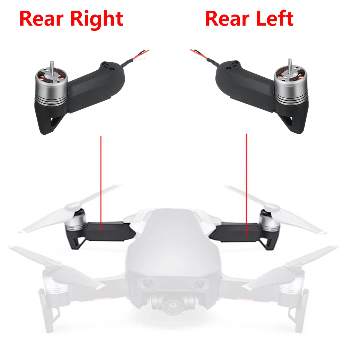 Левый и правый рычаг для DJI Mavic Air Drone запасные части камера дроны аксессуары