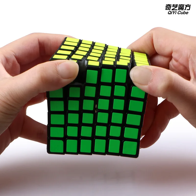 Qiyi Qifan 6x6 S магический куб пазл без наклеек 6x6x6 черный скоростной Оригинальный Куб