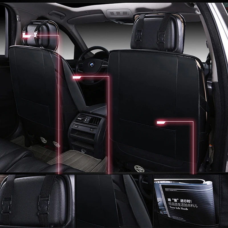 Flash mat Универсальный кожаные чехлы для сидений автомобиля honda accord 2003-2007 2018 civic crv jazz