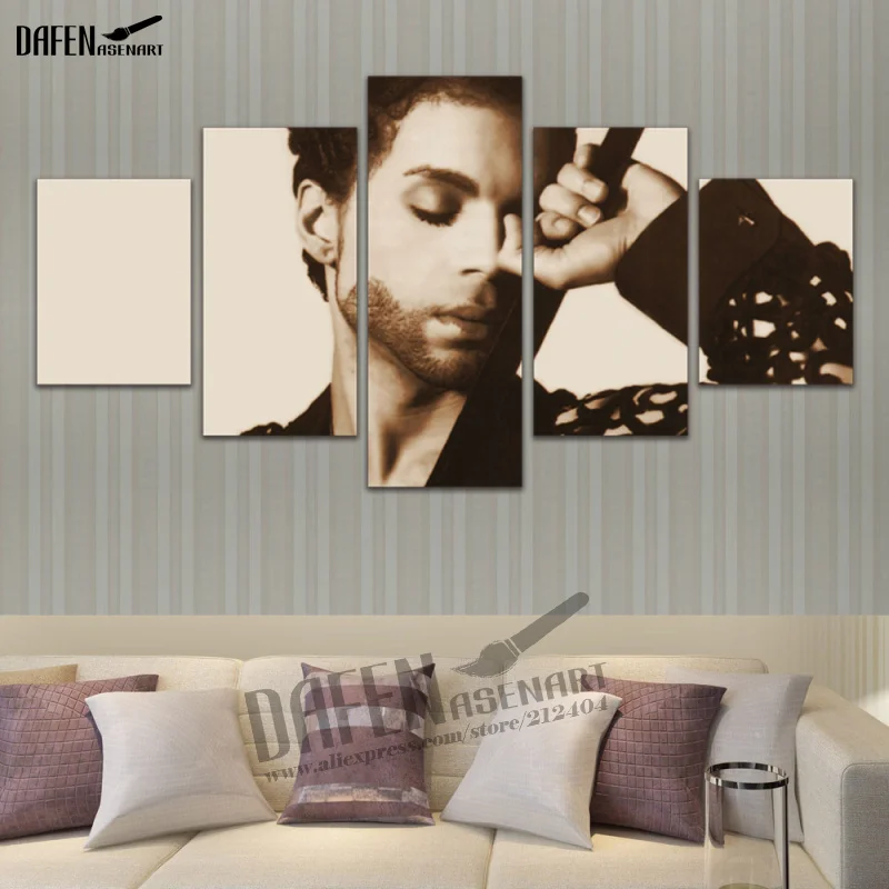 Современная рамка 5 шт. холст картины принты принца Роджерса Нельсона картина для