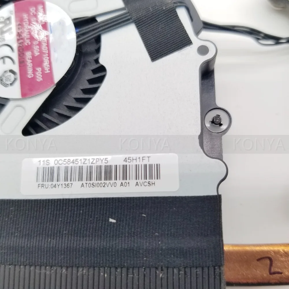Новый оригинальный радиатор охлаждения для Lenovo Thinkpad E431 E531 E440 E540 с вентилятором
