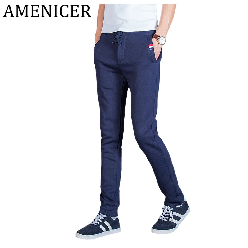 Мужская Армия Свободные Хлопок Военные Брюки Прямые Мужчины Сплошной Цвет