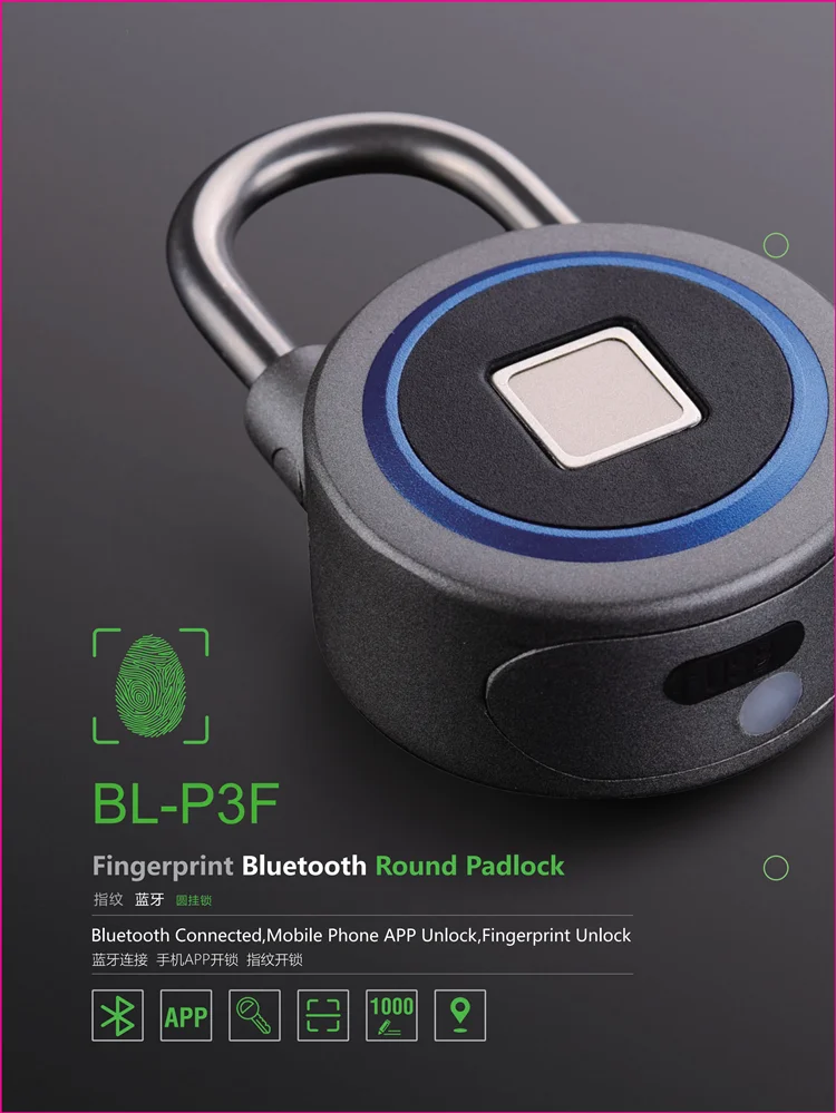 Bluetooth электронный замок отпечатков пальцев замок со смартфоном приложение