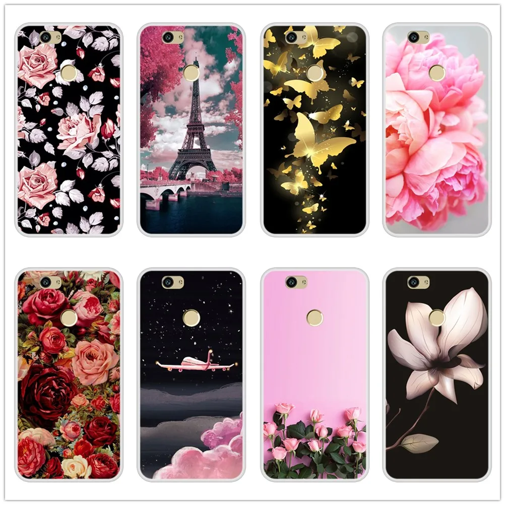 For Huawei Nova Smart Lite 2017 Case Silicone Fashion Pattern Back Cover 3I 3 3E 2i 2 Plus Phone Stock |