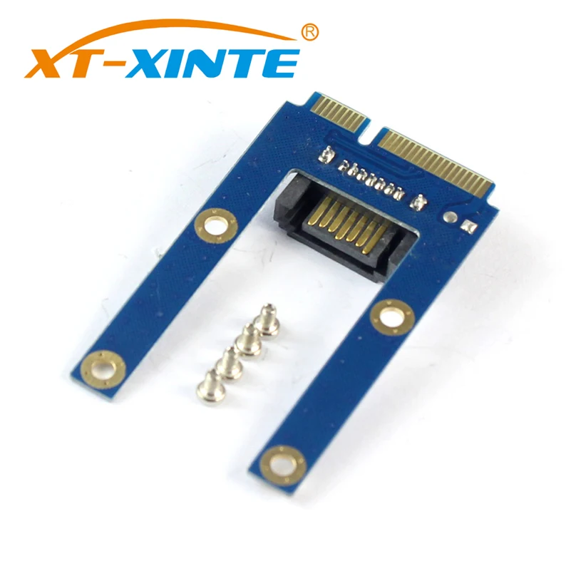 Мини адаптер PCI E mSATA SATA карточка SSD для плоского 7pin жесткого диска PCBA расширения