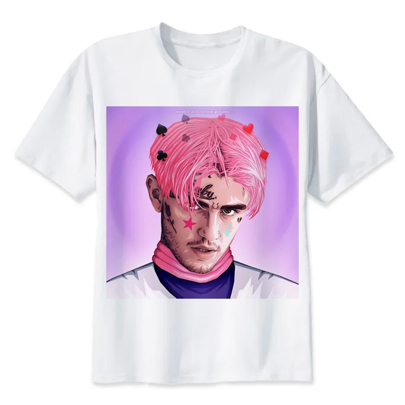 Футболка lil peep мужская оверсайз музыкальный рисунок удобная рубашка летний топ|t