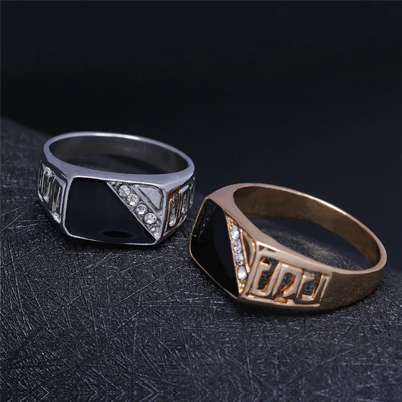 CC кольца для мужчин Классические роскошные квадратные модные капающие масляные