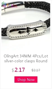 OlingArt 17*14 мм, 6 шт./лот, кожаные застежки, керамические бусины с квадратным отверстием, новинка, лидер продаж, разноцветные бусины для смешивания, сделай сам, для изготовления ювелирных изделий из кожи