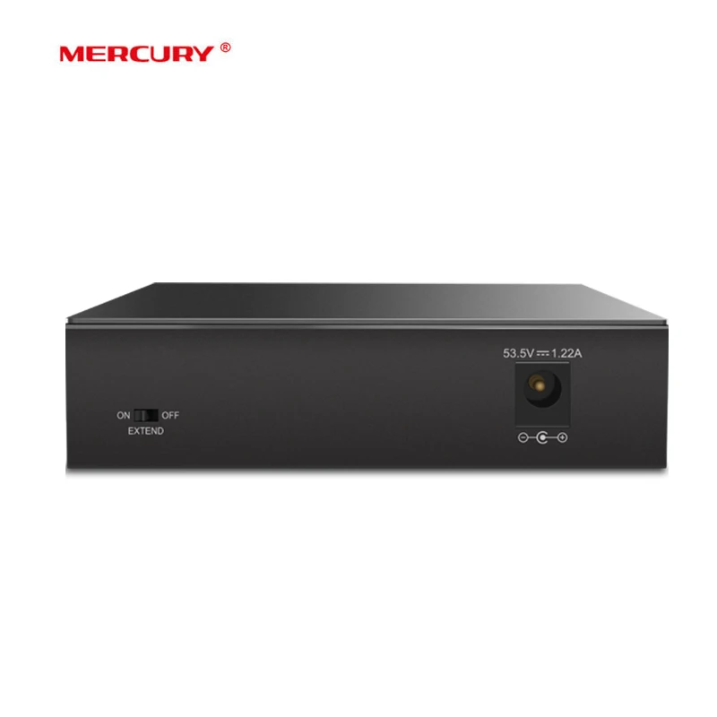 Mercury 5 портов 10/100 Мбит/с быстрая PoE переключатель питания через Ethernet стальная