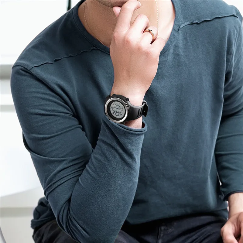 Мужские спортивные часы Time Secret Многофункциональные цифровые водонепроницаемые