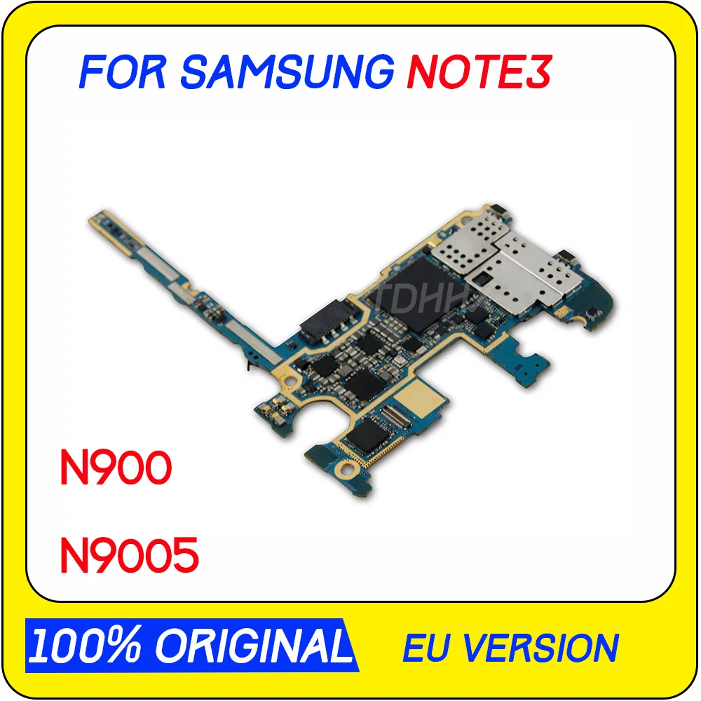 Европейская версия для Note 3 N900 материнская плата с системой Android 32 ГБ Оригинальный