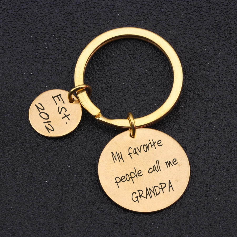 Настраиваемый брелок с надписью Delicate датой гравировкой My Favorite Call Me dumpa подарок на