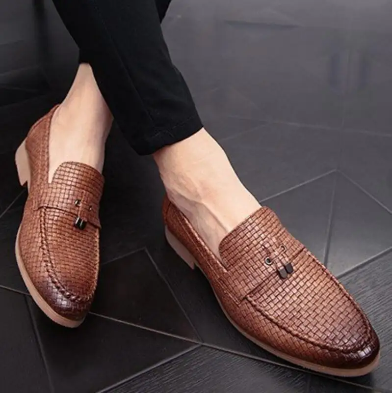 Для мужчин Мужская классическая обувь на плоской подошве в английском стиле