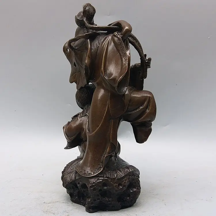 SHUN brasss elect size copper Combined two Fairy statue Decoration marriage happy God marry gift Home decoration | Дом и сад