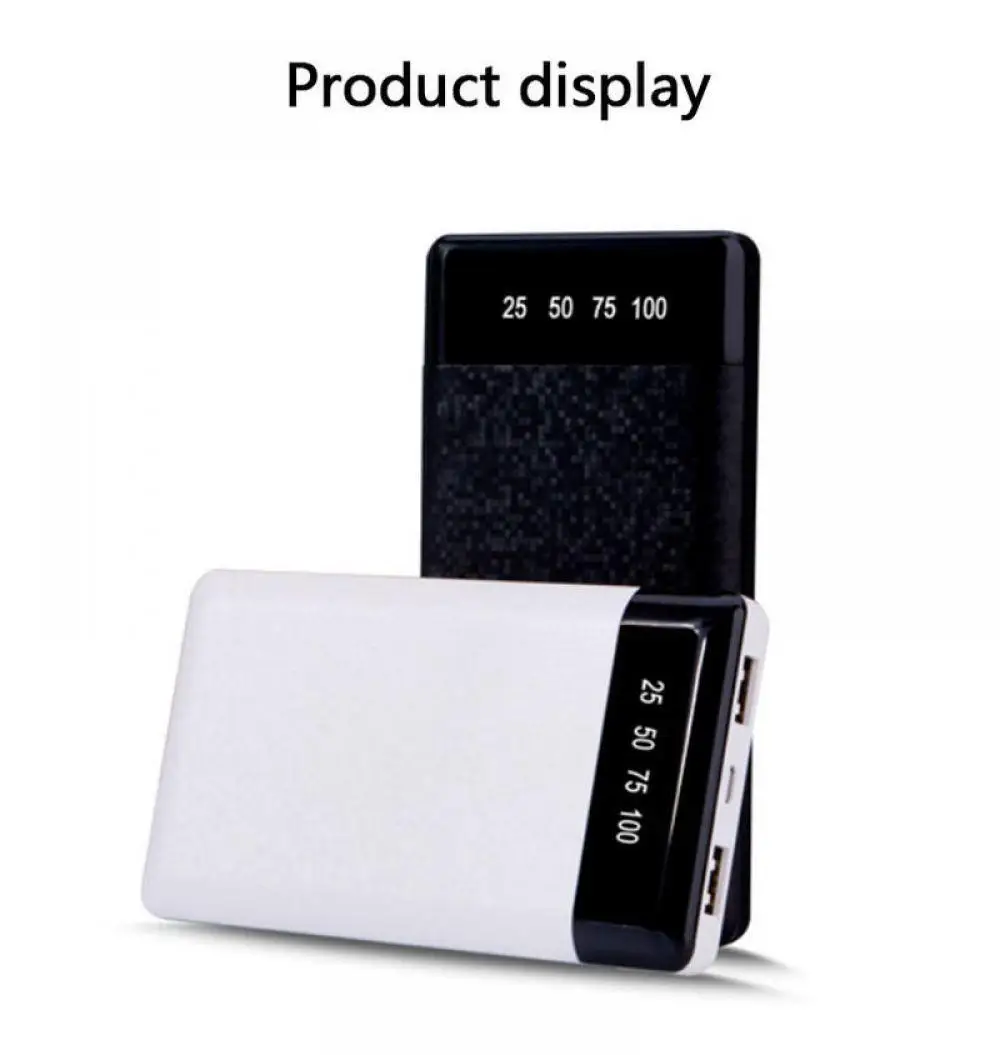 20000 мАч большой емкости быстрое зарядное устройство power bank Dual USB выход Bank