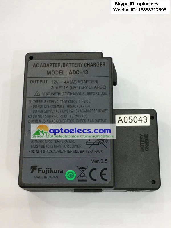 

Free Shipping replacement ADC-13 AC adapter for FSM-60S/ 60R fusion splicer