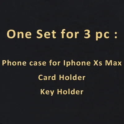 For Iphone XS MAX Hiram Beron заказное имя держатель для карт Croco шаблон бизнес подарок роскошный кожаный Рождественский подарок Прямая поставка - Цвет: For Iphone XS MAX