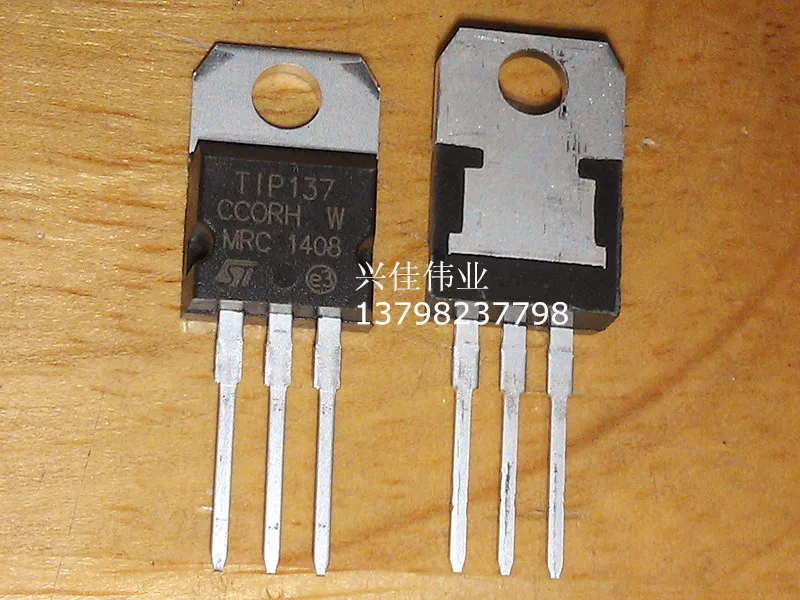 10 шт. новый транзистор TIP137 TO 220 100V / 8A 70W PNP Darlington Power|Производительность чипов| |