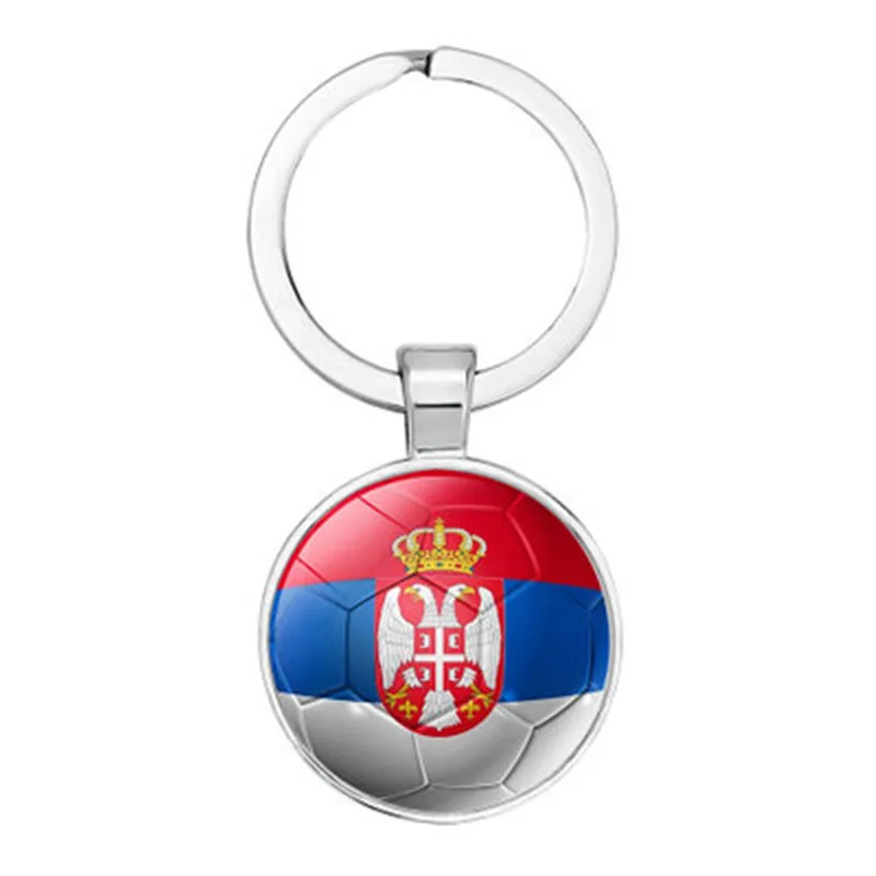 Edwin брелок для Для женщин мужчин национальные флаги принт Стекло Jewelry Кольцо