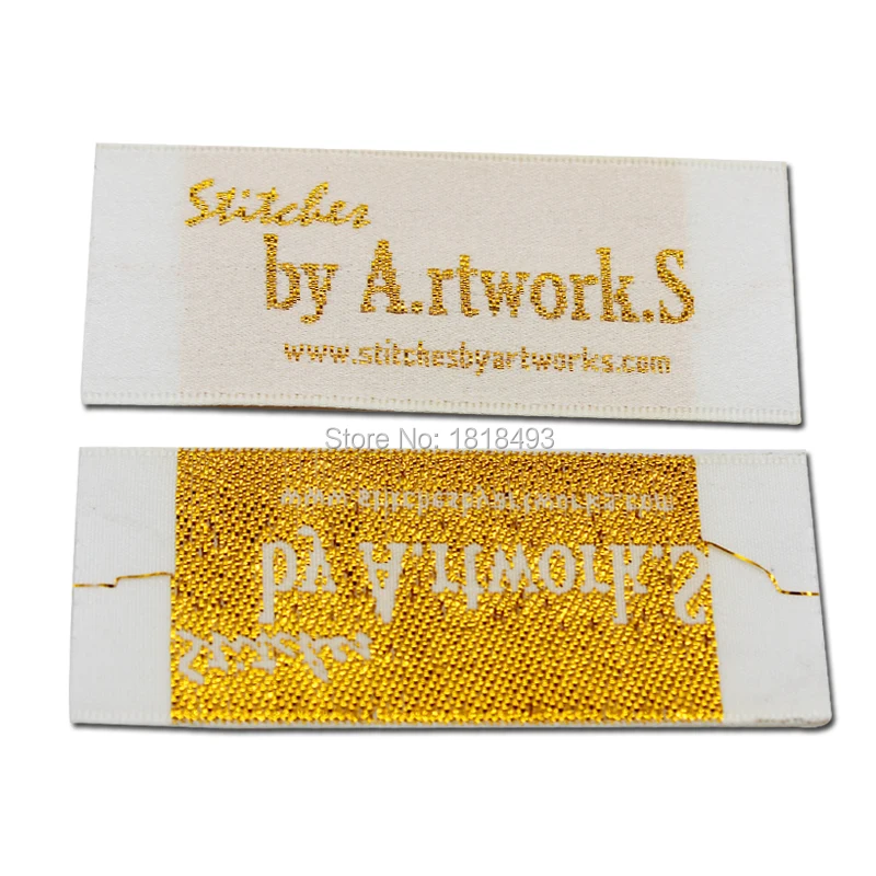 Бесплатная доставка пользовательские тканые этикетки для одежды/одежда с