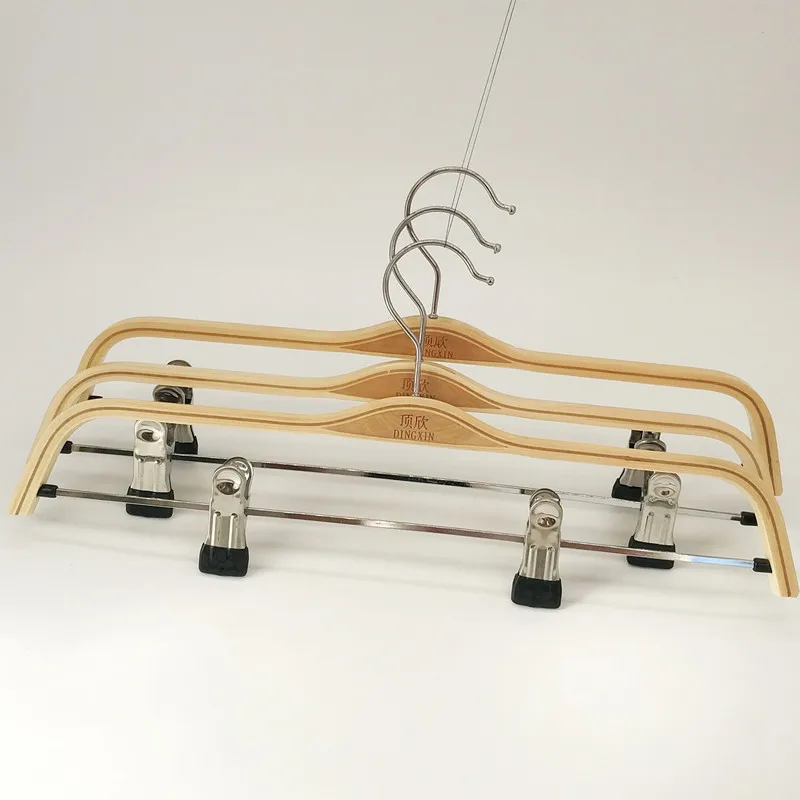 Детский Взрослый нескользящий деревянный крючок для брюк вешалки деревянные