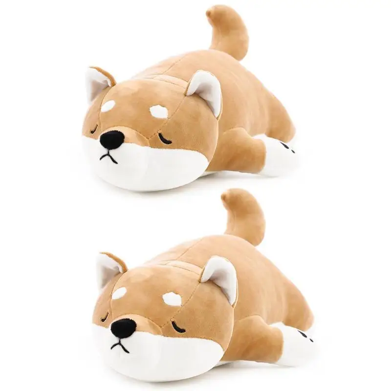 55/70 см Реалистичная Собака Мягкие плюшевые игрушки вниз хлопок мягкие милые